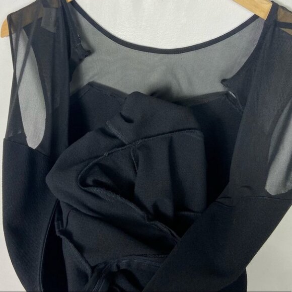Garmentory Just Female Black Jumpsuit Size XS Mesh Panel Pockets Sleeveless Min - Picture 11 of 12
